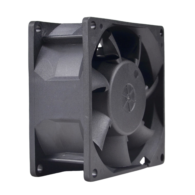 SXDE8038BH EC Axial Cooling Fan 80x80x38mm - AC 90-270V Wide Voltage, 3800RPM, 52CFM, 5W Energy Efficient for Server Cabinet, Industrial Chassis, Communication Equipment