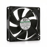 Ventilador de refrigeración con motor EC de 92 mm - Rodamiento de bolas doble de 92 x 92 x 25 mm, CA 115 V/230 V, 2850 RPM, 55,2 CFM para refrigeración industrial y de gabinetes de servidores | Source Factory - EC Axial Fan by SXDOOL