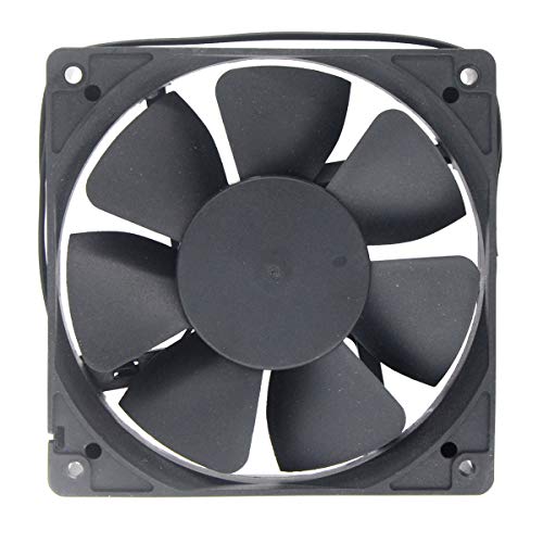 Ventilador de refrigeración EC de 120 mm - Rodamiento de bolas doble de 120 x 120 x 25 mm, CA 90-270 V, 2800 RPM, 100,2 CFM para refrigeración de gabinetes de servidores, chasis y cajas industriales | Source Factory