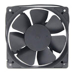 Ventilador de refrigeración EC de 120 mm - Rodamiento de bolas doble de 120 x 120 x 25 mm, CA 90-270 V, 2800 RPM, 100,2 CFM para refrigeración de gabinetes de servidores, chasis y cajas industriales | Source Factory - EC Axial Fan by SXDOOL