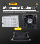 SXDOOL #803 Black 150x150mm Enclosure Filter Fan Kit, 115V/230V - Enclosure Filter Fan Kit by SXDOOL