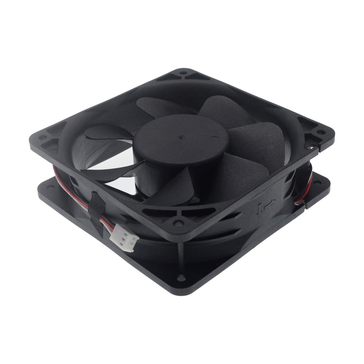 SXDOOL 120-mm-Lüfter, 24 V, 0,50 A, 160 CFM, Hochgeschwindigkeits-Lüfter, 120 mm x 120 mm x 38 mm, Kugellager