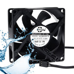 80x80x25mm 80mm 8025 DC Cooling Fan Series | 5V 12V 24V 48V | Dual Ball Bearing - DC Axial Fan by SXDOOL