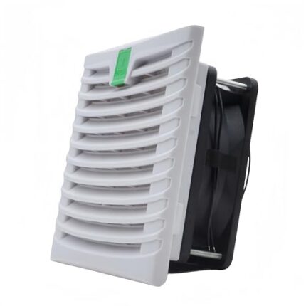 SXDOOL #803 White 150x150mm IP54 Enclosure Filter Fan Kit, 115V/230V product image 1