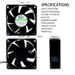 SXDOOL 70mm 115V/230V EC Axial Fan 27.6CFM Dual Ball Bearing 115V / 230V gallery image 3 - SXDOOL EC energy-saving axial fan 70mm 115V / 230V for OEM thermal projects