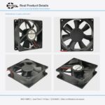 92x92x28mm 92mm 9228 DC Cooling Fan Series 12V / 24V gallery image 2 - SXDOOL DC axial cooling fan 92x92x28mm 12V / 24V for OEM thermal projects