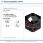 40x40x20mm 40mm 4020 DC Cooling Fan Series 5V / 12V gallery image 5 - SXDOOL DC axial cooling fan 40x40x20mm 5V / 12V for OEM thermal projects