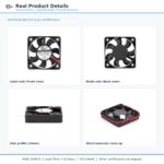 50x50x10mm 50mm 5010 DC Cooling Fan Series 5V / 12V gallery image 2 - SXDOOL DC axial cooling fan 50x50x10mm 5V / 12V for OEM thermal projects
