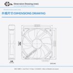 120x120x25mm 120mm 12025 DC Cooling Fan Series 5V / 12V gallery image 4 - SXDOOL DC axial cooling fan 120x120x25mm 5V / 12V for OEM thermal projects
