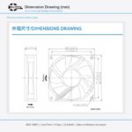 80x80x20mm 80mm 8020 DC Cooling Fan Series 12V / 24V gallery image 4 - SXDOOL DC axial cooling fan 80x80x20mm 12V / 24V for OEM thermal projects