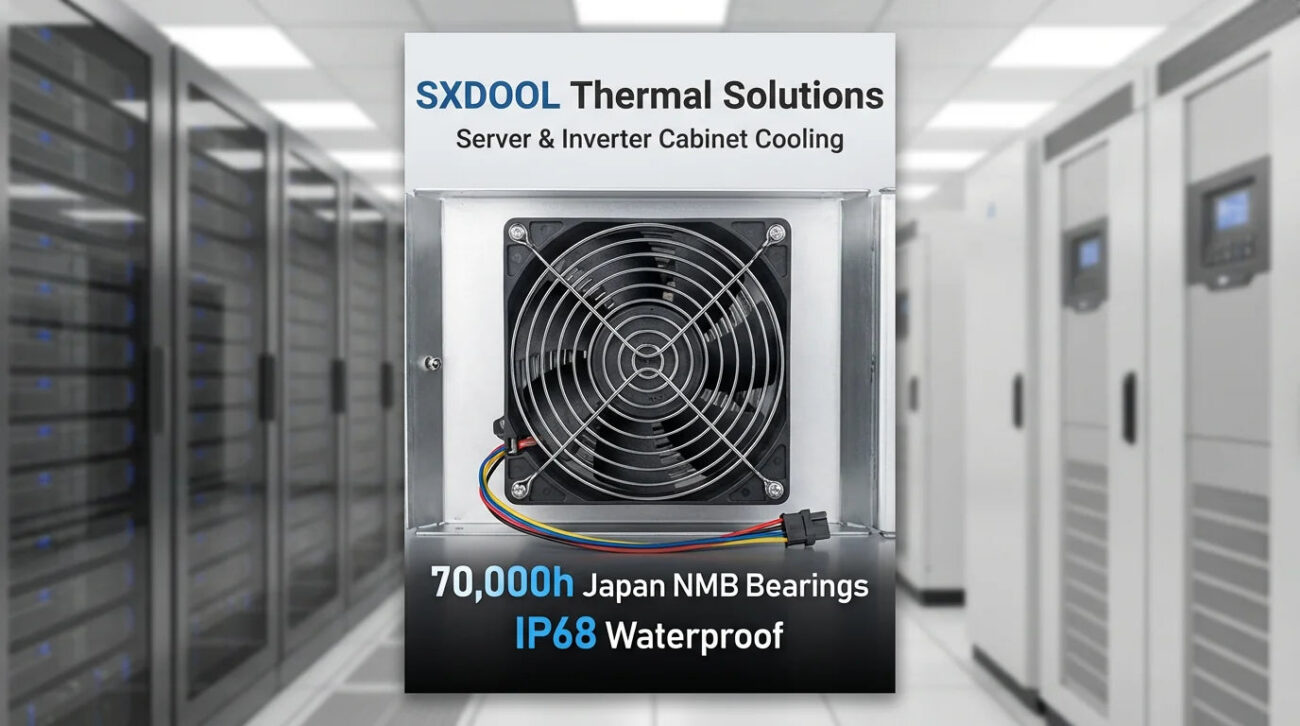 SXDOOL Thermal Solutions for Server Inverter Cabinets: A Comprehensive Guide — 12038 Axial Fan