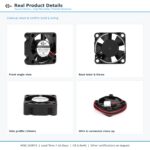 30x30x10mm 30mm 3010 DC Cooling Fan Series 5V / 12V gallery image 2 - SXDOOL DC axial cooling fan 30x30x10mm 5V / 12V for OEM thermal projects