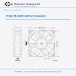 92x92x28mm 92mm 9228 DC Cooling Fan Series 12V / 24V gallery image 4 - SXDOOL DC axial cooling fan 92x92x28mm 12V / 24V for OEM thermal projects