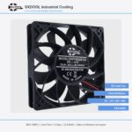 120x120x25mm 120mm 12025 High Speed DC Cooling Fan Series 12V / 24V main product image - SXDOOL DC axial cooling fan 120x120x25mm 12V / 24V for OEM thermal projects