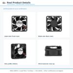 50x50x20mm 50mm 5020 DC Cooling Fan Series 5V / 12V gallery image 2 - SXDOOL DC axial cooling fan 50x50x20mm 5V / 12V for OEM thermal projects