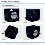 40x40x28mm 40mm 4028 DC Cooling Fan Series 5V / 12V gallery image 2 - SXDOOL DC axial cooling fan 40x40x28mm 5V / 12V for OEM thermal projects
