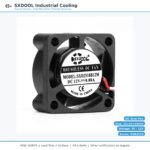 25x25x10mm 25mm 2510 DC Cooling Fan Series 5V / 12V main product image - SXDOOL DC axial cooling fan 25x25x10mm 5V / 12V for OEM thermal projects