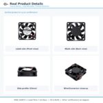 60x60x15mm 60mm 6015 DC Cooling Fan Series 5V / 12V gallery image 2 - SXDOOL DC axial cooling fan 60x60x15mm 5V / 12V for OEM thermal projects