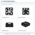 70x70x25mm 70mm 7025 DC Cooling Fan Series 5V / 12V gallery image 2 - SXDOOL DC axial cooling fan 70x70x25mm 5V / 12V for OEM thermal projects