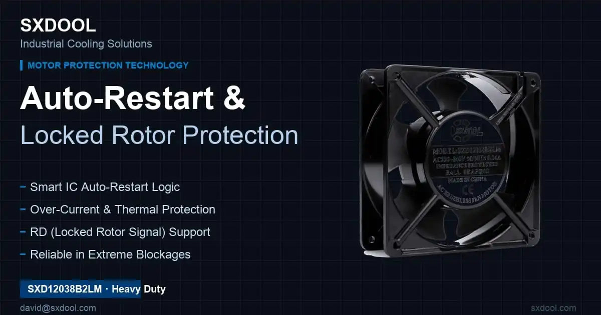 Auto-Restart and Locked Rotor Protection - SXDOOL Industrial Cooling Fans