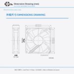 92x92x25mm 92mm 9225 DC Cooling Fan Series 5V / 12V gallery image 4 - SXDOOL DC axial cooling fan 92x92x25mm 5V / 12V for OEM thermal projects