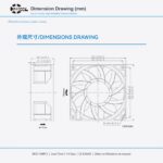 92x92x38mm 92mm 9238 DC Cooling Fan Series 12V / 24V gallery image 4 - SXDOOL DC axial cooling fan 92x92x38mm 12V / 24V for OEM thermal projects
