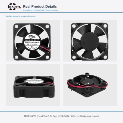 35x35x10mm 35mm 3510 DC Cooling Fan Series 5V / 12V gallery image 2 - SXDOOL DC axial cooling fan 35x35x10mm 5V / 12V for OEM thermal projects