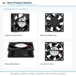 60x60x20mm 60mm 6020 DC Cooling Fan Series 5V / 12V gallery image 2 - SXDOOL DC axial cooling fan 60x60x20mm 5V / 12V for OEM thermal projects