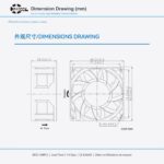 80x80x38mm 80mm 8038 DC Cooling Fan Series 12V / 24V gallery image 4 - SXDOOL DC axial cooling fan 80x80x38mm 12V / 24V for OEM thermal projects