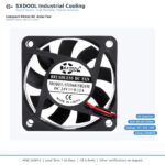 60x60x15mm 60mm 6015 DC Cooling Fan Series 5V / 12V main product image - SXDOOL DC axial cooling fan 60x60x15mm 5V / 12V for OEM thermal projects