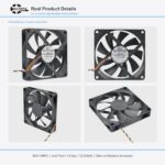 92x92x15mm 92mm 9215 DC Cooling Fan Series 5V / 12V gallery image 2 - SXDOOL DC axial cooling fan 92x92x15mm 5V / 12V for OEM thermal projects