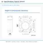 25x25x10mm 25mm 2510 DC Cooling Fan Series 5V / 12V gallery image 6 - SXDOOL DC axial cooling fan 25x25x10mm 5V / 12V for OEM thermal projects