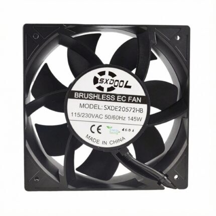 SXDE20572HB 205x205x72mm 115V / 230V main product image - SXDOOL EC energy-saving axial fan 205x205x72mm 115V / 230V for OEM thermal projects