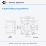 40x40x28mm 4028 EC Energy AC 115V / 230V gallery image 4 - SXDOOL EC energy-saving axial fan 40x40x28mm AC 115V / 230V for OEM thermal projects