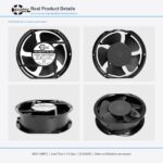172x150x51mm 172mm 17251 DC Cooling Fan Series 12V / 24V gallery image 2 - SXDOOL DC axial cooling fan 172x150x51mm 12V / 24V for OEM thermal projects