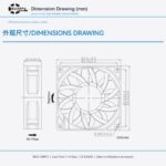 92x92x25mm 92mm 9225 DC Cooling Fan Series 12V / 24V gallery image 4 - SXDOOL DC axial cooling fan 92x92x25mm 12V / 24V for OEM thermal projects