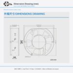 172x150x51mm 172mm 17251 DC Cooling Fan Series 12V / 24V gallery image 4 - SXDOOL DC axial cooling fan 172x150x51mm 12V / 24V for OEM thermal projects