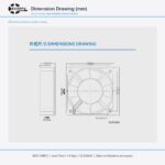 150x150x50mm 150mm 15050 DC Cooling Fan Series 12V / 24V gallery image 4 - SXDOOL DC axial cooling fan 150x150x50mm 12V / 24V for OEM thermal projects