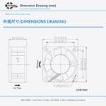 40x40x20mm 4020 EC Energy AC 115V / 230V gallery image 4 - SXDOOL EC energy-saving axial fan 40x40x20mm AC 115V / 230V for OEM thermal projects