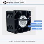 60x60x38mm 60mm 6038 DC Cooling Fan Series 12V / 24V main product image - SXDOOL DC axial cooling fan 60x60x38mm 12V / 24V for OEM thermal projects