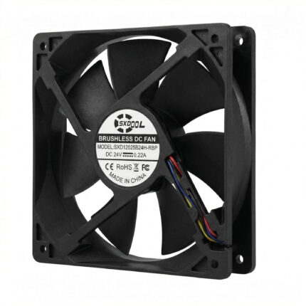 SXDOOL 12025 24V DC Axial Fan 94CFM Dual Ball Bearing 24V main product image - SXDOOL DC axial cooling fan 24V for OEM thermal projects
