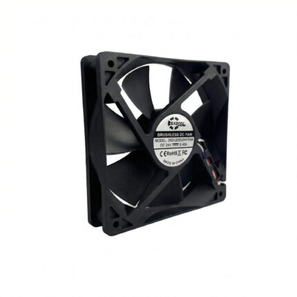 SXDOOL 12025 24V DC Axial Fan 135.5CFM Dual Ball Bearing 24V main product image - SXDOOL DC axial cooling fan 24V for OEM thermal projects