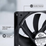 SXDOOL 120x120x25mm 24V DC Axial Fan 79CFM Dual Ball Bearing 24V gallery image 4 - SXDOOL DC axial cooling fan 120x120x25mm 24V for OEM thermal projects