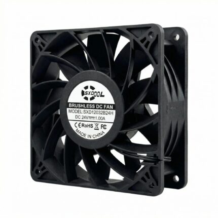 SXDOOL 12038 24V DC Axial Fan 200CFM Dual Ball Bearing 24V main product image - SXDOOL DC axial cooling fan 24V for OEM thermal projects