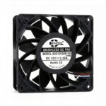 SXDOOL 12038 12V DC Axial Fan 215CFM Dual Ball Bearing 12V main product image - SXDOOL DC axial cooling fan 12V for OEM thermal projects