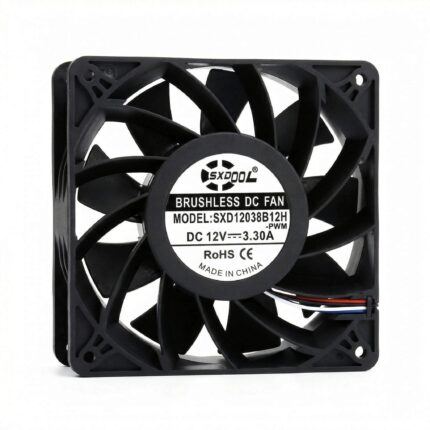 SXDOOL 12038 12V DC Axial Fan 215CFM Dual Ball Bearing 12V main product image - SXDOOL DC axial cooling fan 12V for OEM thermal projects