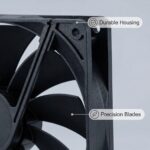 SXDOOL 135×135×25mm DC 12V High Airflow Cooling Fan — 2700RPM DC 12V gallery image 4 - SXDOOL DC axial cooling fan 25mm DC 12V for OEM thermal projects