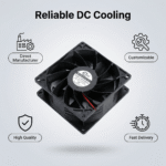 SXDOOL 92×92×38mm DC 12V High DC 12V gallery image 2 - SXDOOL DC axial cooling fan 38mm DC 12V for OEM thermal projects