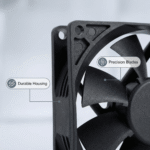 SXDOOL 92×92×38mm DC 12V High DC 12V gallery image 3 - SXDOOL DC axial cooling fan 38mm DC 12V for OEM thermal projects