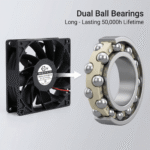 SXDOOL 92×92×38mm DC 12V High DC 12V gallery image 4 - SXDOOL DC axial cooling fan 38mm DC 12V for OEM thermal projects